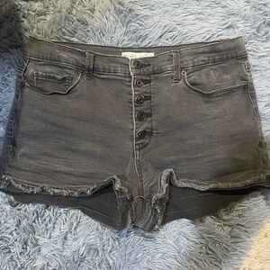 Mudd Charcoal Jean Shorts for Women